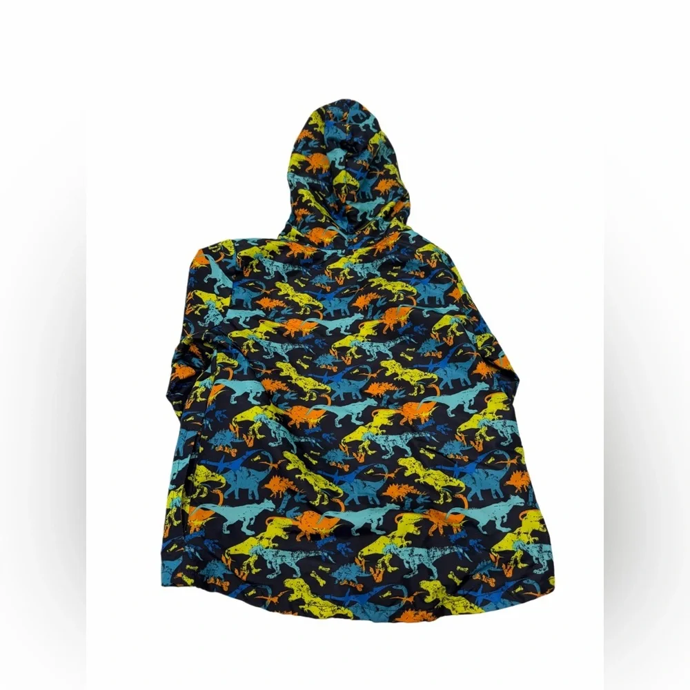 Lily & Dan lightweight rain coat jacket Dinosaurs Size 4-5‎